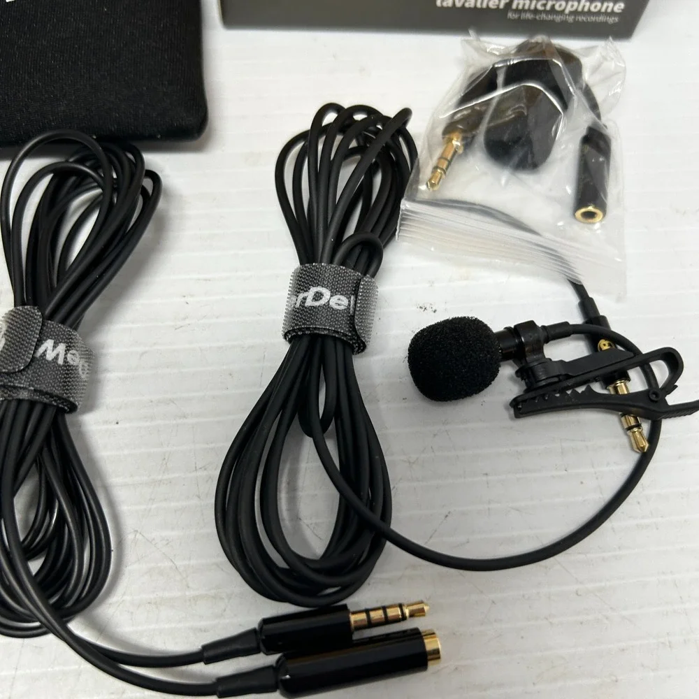 PowerDeWise‎ Lavalier Lapel Microphone 3.5mm Jack Starter Kit Lot of 36 Sealed